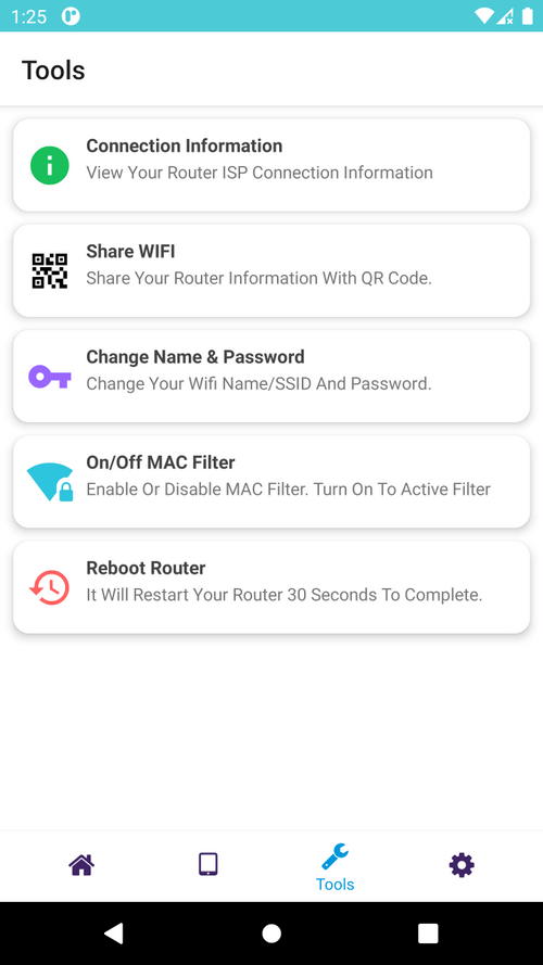 Netis Router Manager Tools Screen 